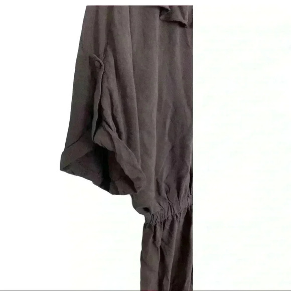 🆕NWT Lucy Paris brown jumpsuit w/ belt & r… - Picture 5 of 7